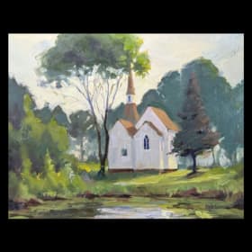 66- Church Among the Trees by Kyle Camu item