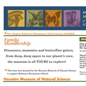 HMNS Family Membership item