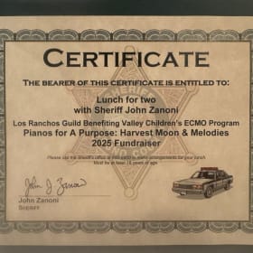 Lunch With The Sheriff item