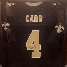 Signed Derek Carr Jersey item