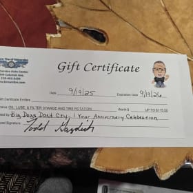 Oil, lube & Filter Change item