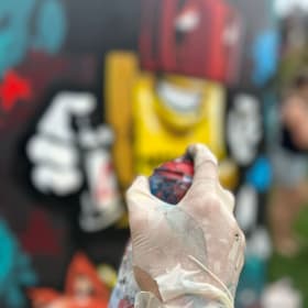 Soak - Original Street Art - Spray Paint on Plywood item