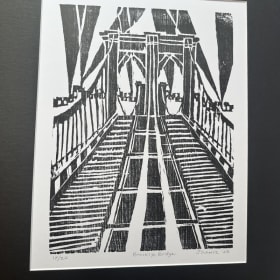 Brooklyn Bridge at Night item