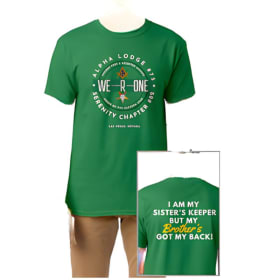 We-R-One Unity T-Shirt – Customizable for Lodges & Chapters item