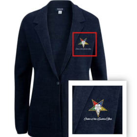 OES Embroidered Sweater Blazer item