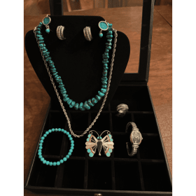 Turquoise & Silver Jewelry Collection w/ $50 TS Ma Gift Card item