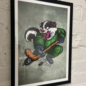 Limited 1 of 10 Hockey Print item