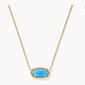 Kendra Scott - Elisa Gold and Periwinkle Pendant Necklace item
