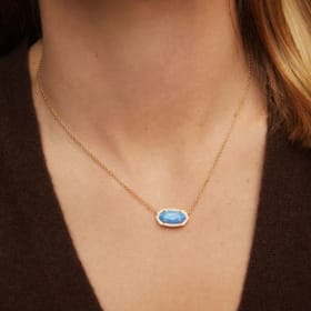 Kendra Scott - Elisa Gold and Periwinkle Pendant Necklace item