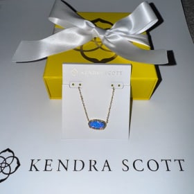 Kendra Scott - Elisa Gold and Periwinkle Pendant Necklace item