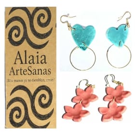 Mixed Earrings Set Made By Survivors 3 item