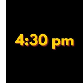 Competition Time: 4:30 pm item