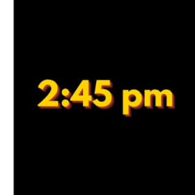 Competition Time: 2:45 pm item
