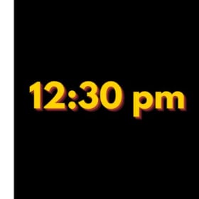 Competition Time: 12:30 pm item