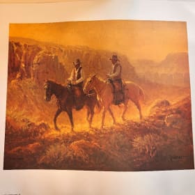 🐎 G. Harvey “Riding the Salt Canyon” – Print #773 of 1000 item