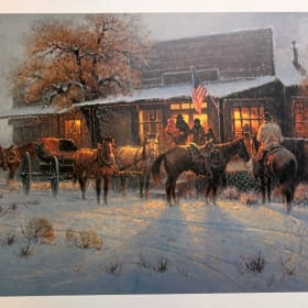 🎄 G. Harvey “Christmas Eve at the General Store” Christmas item