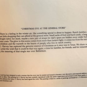 🎄 G. Harvey “Christmas Eve at the General Store” Christmas item
