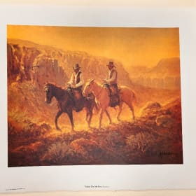 🐎 G. Harvey “Riding the Salt Canyon” – Print #772 of 1000 item