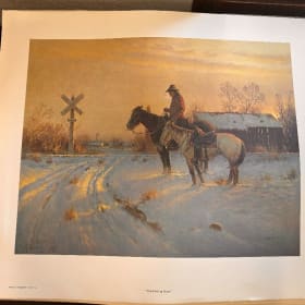 🐴 G. Harvey “The Coming Home” – Print #540 of 1000 item