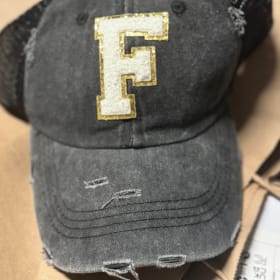 Grey Trucker hat white F item