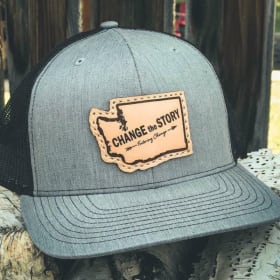 CHANGE THE STORY Trucker Hat item