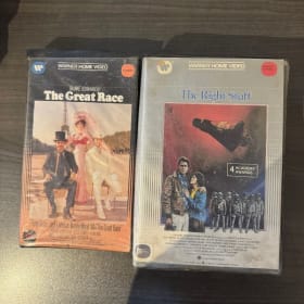 The Great Race & The Right Stuff VHS item