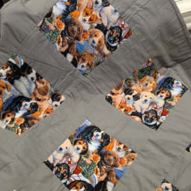Handmade Dog-themed Quilt item