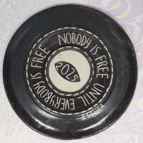 Argus platter (NOBODY IS FREE UNTIL EVERYBODY IS FREE) item