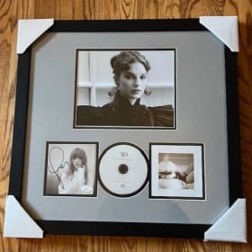 Taylor Swift Tortured Poets Autographed CD Montage item