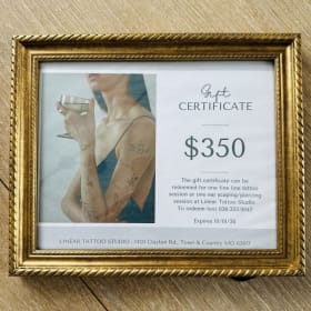 Linear Tattoo Studio Gift Certificate item