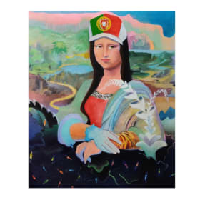 Mona Lisa Goes to Portugal for Christmas item