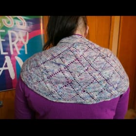 Hand Knit Shawl - a story of community item