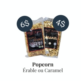 Pop corn à l'érable 130g item