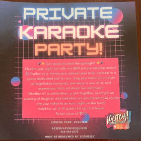 Glitch Gaming Private Karaoke Party item