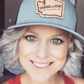 CHANGE THE STORY Trucker Hat item