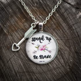 STAND UP - BE BRAVE Necklace item