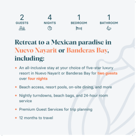 Oceanfront Siesta – 4-Night All-Inclusive Luxury Getaway item