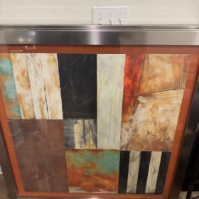 3 large collage art works item