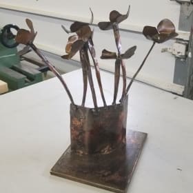 "Wallflowers" Sculpture item