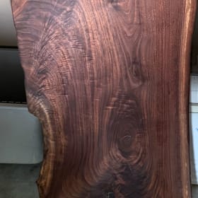 Black Walnut Live Edge Slab by Chuck Willson item