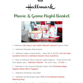 Hallmark Movie and Gamenight item