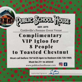 Public School House VIP Igloo for 8 & GC item
