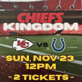 2 Chiefs Tickets item