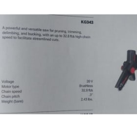 Kress Chainsaw item