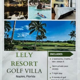 7 nights at Lely Resort Golf Villa item