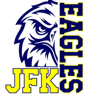 Adult Grey/Blue Hoodie -JFKEagles item