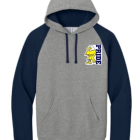 Adult Grey/Blue Hoodie PRIDE item