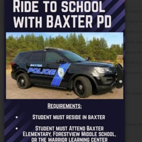 Ride to School with Baxter PD item