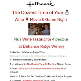 Wine and movie game night item