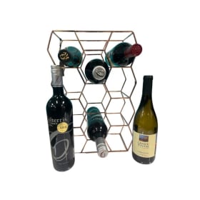 Elegant Wine Rack with Assorted Wines item